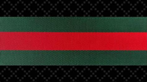 red and green stripe gucci